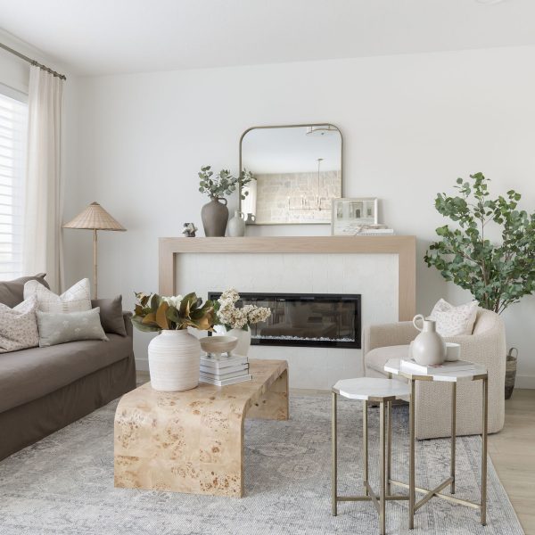 Living Room in Pacesetters home Kaylan Showhome in Trumpeter by Big Lake