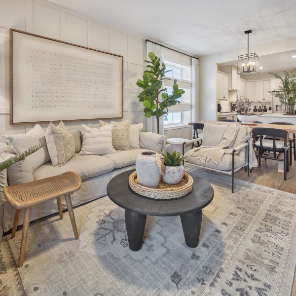 Main floor in Jayman BUILT's Parker villa bungalow showhome