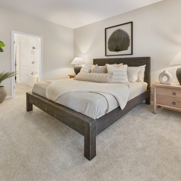 Primary bedroom in Jayman BUILT's Parker villa bungalow showhome