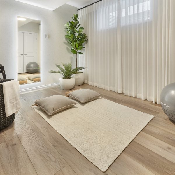 Gym in Jayman BUILT's Parker villa bungalow showhome